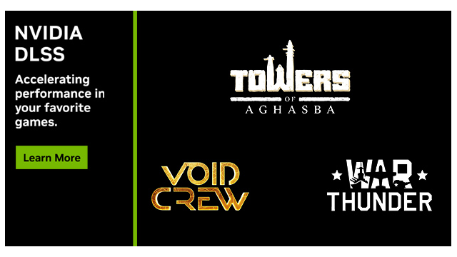 NVIDIA DLSS 为“虚空航船 (Void Crew)”和“阿加斯巴之塔 (Towers of Aghasba)”带来性能提升